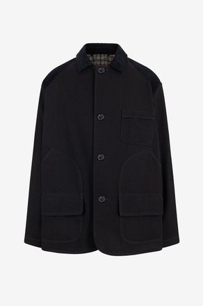 Maison Margiela Wendbare Mantel-Jacke aus Gabardine und Flanell
