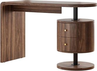 Vicco Escritorio Lara, Roble R&uacute;stico, 120 X 50 Cm, Vicco