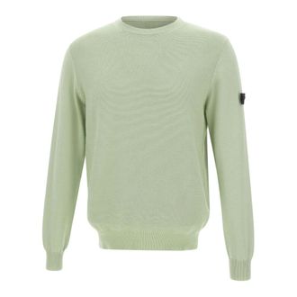 Peuterey Round-neck Knitwear, male, Green, Size: 2XL Ganna Sweater