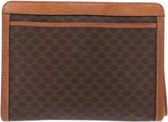 Celine Pre-owned Clutches, female, Brown, Size: ONE SIZE Pre-owned Vintage Clutch