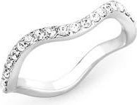 Covet Ariella Collection Wavy Ring Band in Silver at Nordstrom Rack, Size 7