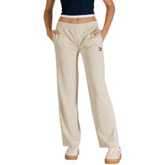 Tommy Jeans Rtw... Beige - female - Tommy Jeans - Straight Trousers - Beige - 2XS - Trousers