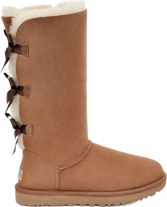 UGG Womens Bailey Bow Tall Ii Boot In Chestnut