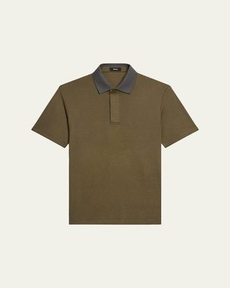 Theory Mens Anemone Kayser Jersey Polo Shirt
