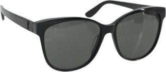 Saint Laurent Pre-owned Vintage Zonnebril - Dames - Vintage Accessoires - Zwart - ONE Size - Vintage