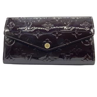 Louis Vuitton Amarante Monogram Vernis Long Wallet (Tri-Fold) (Pre-Owned)