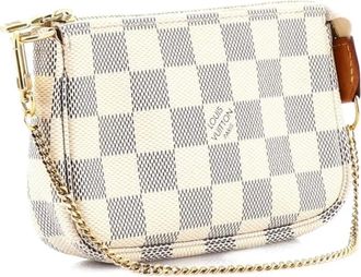Louis Vuitton Pochette Accessoires Damier Mini clutch bag - Wit