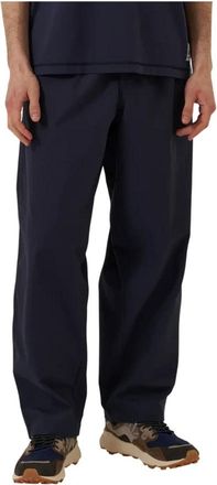 Universal Works Peached Poplin Dutch Pant - Heren - Trainingsbroeken - Blauw - W36 - Katoen - Fitness