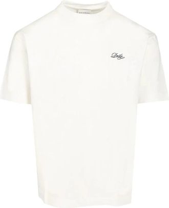 Dr&ocirc;le de Monsieur T-shirt - Heren - T-shirts - Wit - M - Katoen - Tops