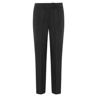 Federica Tosi Cropped Trousers, female, Black, Size: 2XS New York Canvas Pants