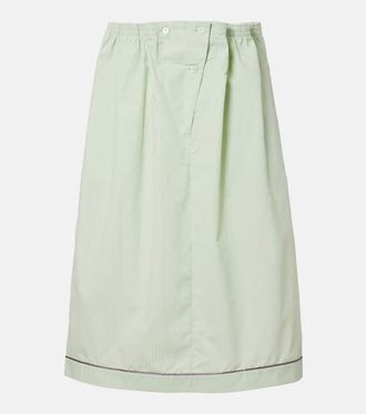 Prada Cotton midi skirt