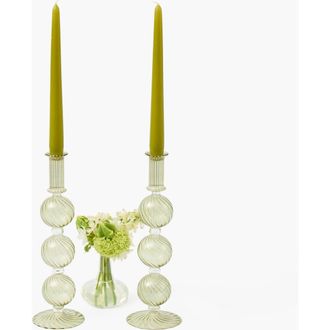 Mrs. Alice Camille Candle Holders in Green at Nordstrom