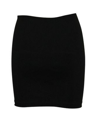 The Row Mini Skirt in Black Polyester
