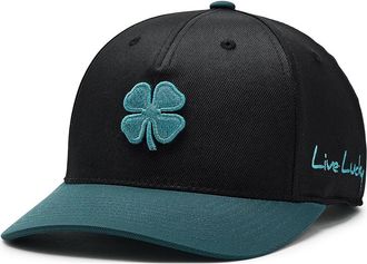 Black Clover Superior 5 Adjustable Snapback Hat Baseball Caps Crystal Teal/Black, Cotton/Nylon/Spandex