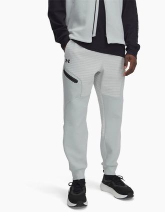 Under Armour Mens Unstoppable Closed Hem Fleece Joggers - Green - Size: 33/32/32