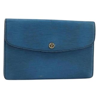 Louis Vuitton Clutch Vintage Pre-owned - - Pre-owned - Donna - Blu - ONE SIZE