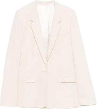 Isabel Marant Beige Notched Lapel Blazer