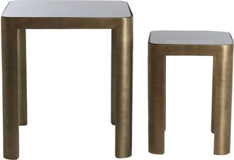 Light & Living Juego De Mesas Auxiliares Light&living Oxe En Bronce Antiguo