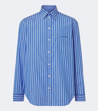 Balenciaga Striped cotton poplin shirt