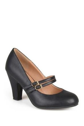 Journee Collection Windy Mary Jane Pump in Black at Nordstrom Rack, Size 7.5