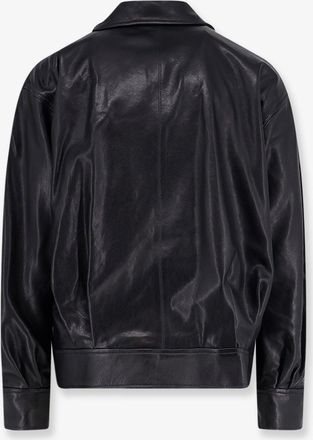 Arma Mens Leather Jacket Paulo Black