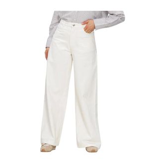Modstr&ouml;m Princessmd Pants - Dames - Broeken - Wit - Maat: M