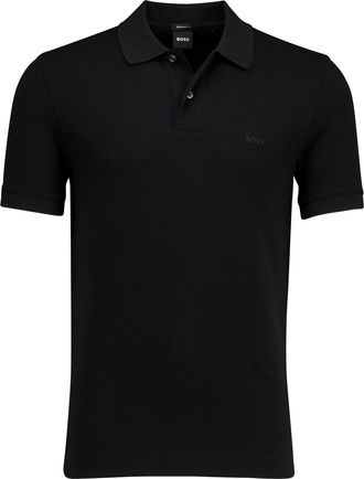HUGO BOSS Poloshirt BOSS Black Pallas zwar normale fit pique