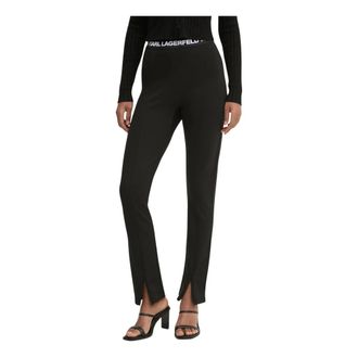 Karl Lagerfeld Dames, Broeken, Zwart, Maat: XS