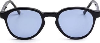 Retro Superfuture Sunglasses The Warhol Azure Hye Black/Blue Unisex