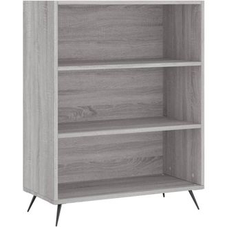 vidaXL Vidaxl - Libreria Grigio Sonoma 69,5x32,5x90 cm in Legno Multistrato