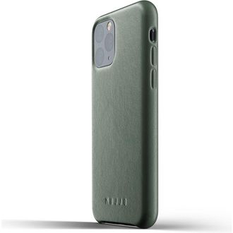 Mujjo Full Leather Case for iPhone 11 Pro Max in Green Smoke at Nordstrom