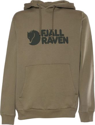 Fj&auml;llr&auml;ven Olive Logo Hoodie