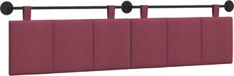 vidaXL Cabecero Colgante Rojo Vino Tela Vidaxl