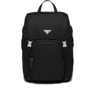 Prada Re-Nylon Logo-plaque Backpack