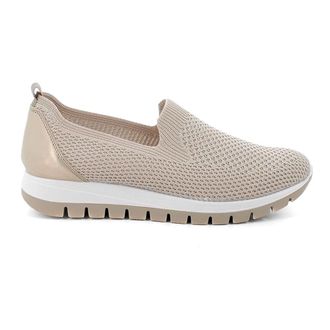 Igi & Co Knitted Slip-Ons in Eco-Fabric - female - Igi&Co - Sneakers - Beige - 5 UK - Shoes
