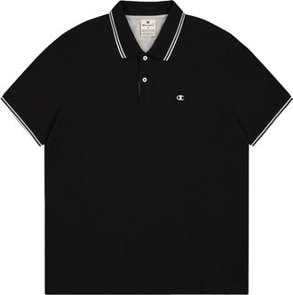 Champion Mens Legacy-Polo with Chest Logo Shirt, Black (KK001), XL