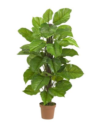 Nearly Natural 52In Large Leaf Philodendron Real-Touch Silk Plant