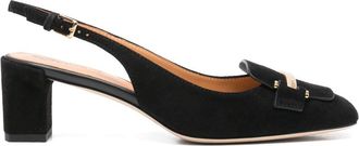 Tod's Tods Womens Elegant High-heeled Shoes - Black Leather - Size EU 36