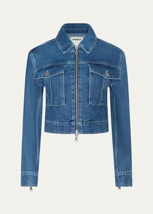 L'agence Micah Oversized Denim jacket