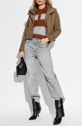 AllSaints Suede Jacket Ryder, Womens, Brown