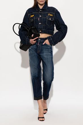 Dsquared2 Tomboy Jeans, Womens, Navy Blue
