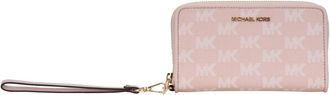 Michael Kors Clutch Portemonnee - Dames - Clutches - Roze - ONE Size - Leer - Tassen