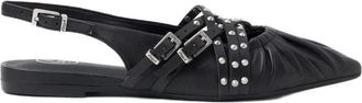 Ash Bianca Sandal - Dames - Ballerinas - Zwart - 38 EU - Leer - Schoenen