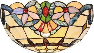 Chloe Lighting COOPER Tiffany-style 1 Light Victorian Wall Sconce 12 Wide