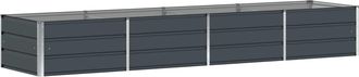 vidaXL Jardinera Antracita 320 X 80 X 45 Cm Acero Vidaxl