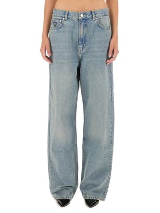 Moschino Denim Loose Mid Rise Jeans