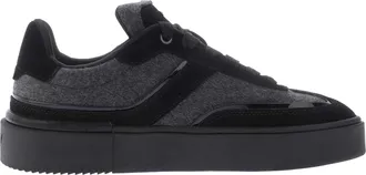 DKNY Dames/Dames Bethan Suede Trim Lace Up Trainers (Zwart/Grijs)