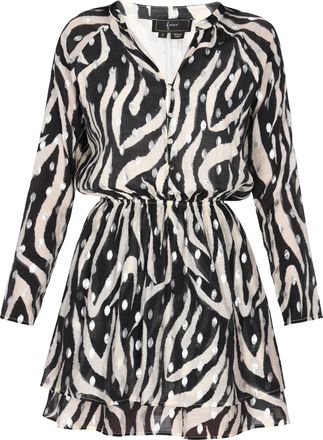 Faina Jurk Dames zwart wit