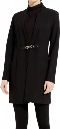 Joseph Ribkoff Stand Collar Coat In Black
