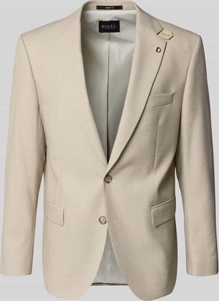 Digel Modern Fit 2-Knopf-Sakko mit Pattentaschen Modell Ezzo in Beige, Gr&ouml;&szlig;e 102